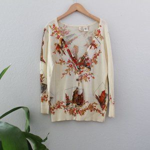 Moth Postcards From Venice Button-Up Cardigan